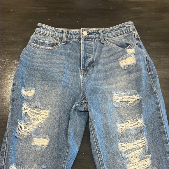 Vanilla Star Distressed Blue Women's Jeans- size 9 - Picture 2 of 6